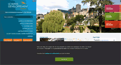 Desktop Screenshot of lemansdeveloppement.fr